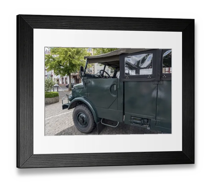 Framed Print : Vintage car Borgward B 2000 AO Framed Print : Vintage car Borgward B 2000 AO