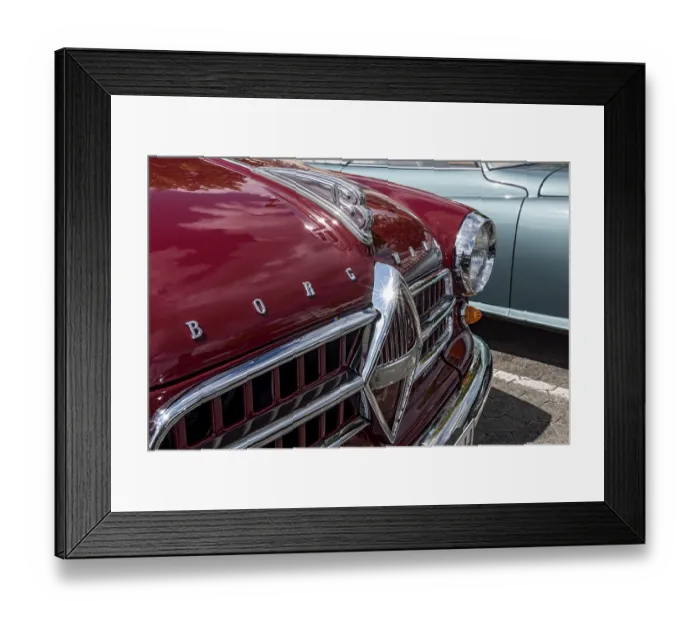 Framed Print : Vintage Borgward Isabella Combi