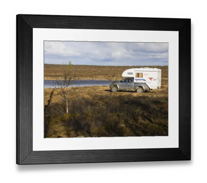 Framed Print : Mobile Camper, of nature photographers