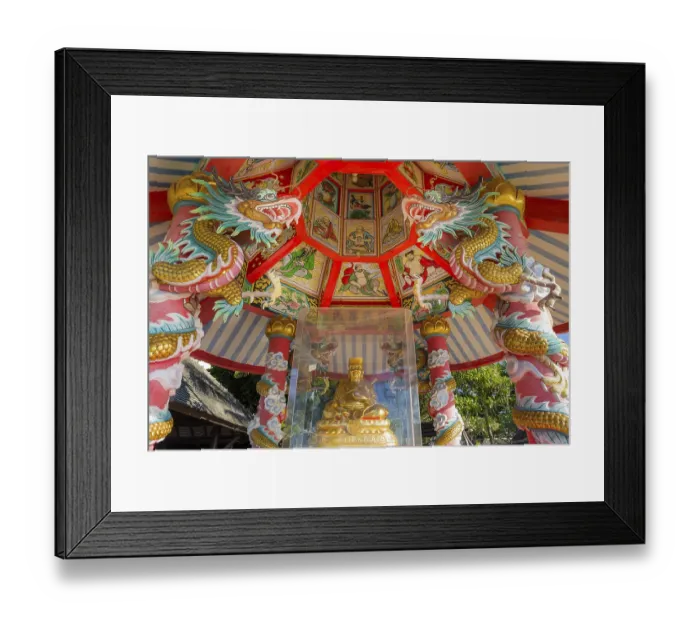 Framed Print : Buddhist temple at Maenam Beach Framed Print : Buddhist temple at Maenam Beach