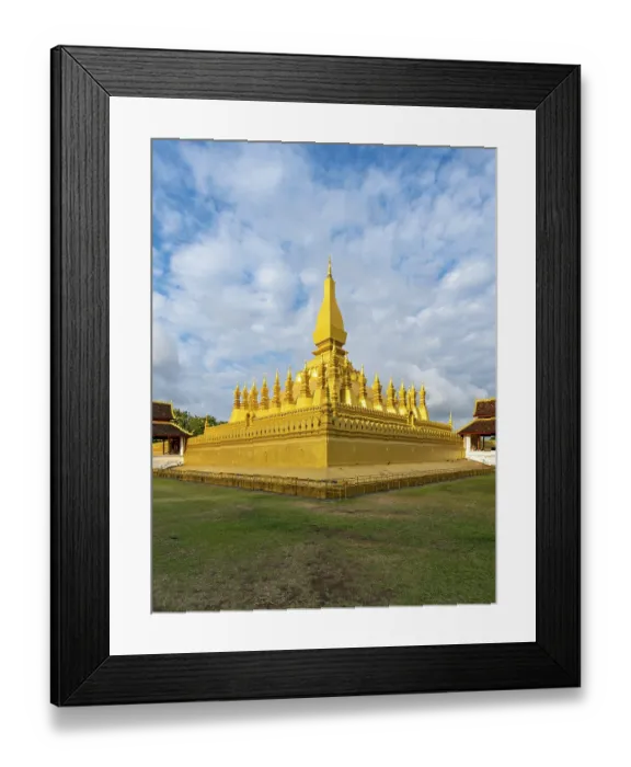 Framed Print : Pha That Luang stupa, Vientiane, Laos, Asia Framed Print : Pha That Luang stupa, Vientiane, Laos, Asia