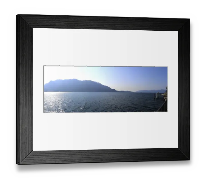 Framed Print : Panorama of Lake Maggiore Framed Print : Panorama of Lake Maggiore