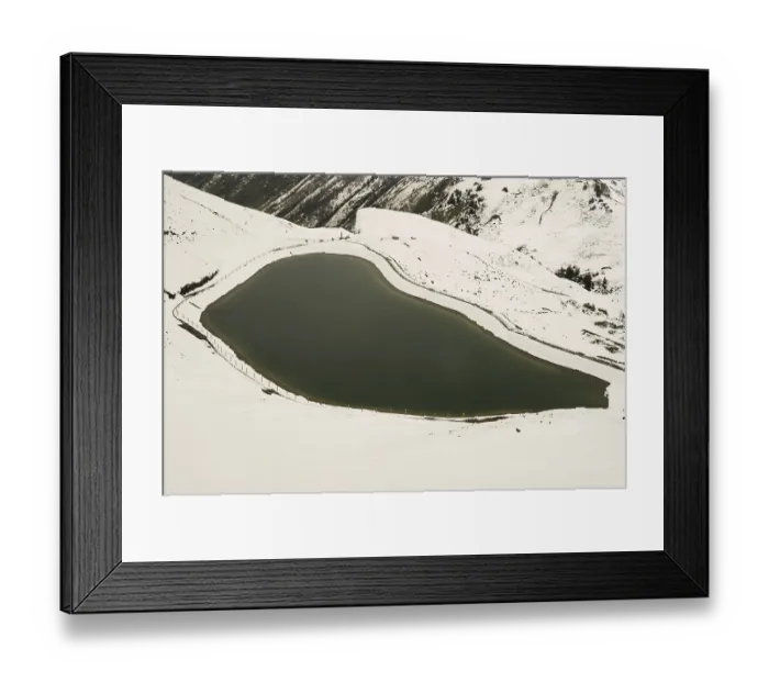 Framed Print : Onset of winter in May, Riezler Alpsee