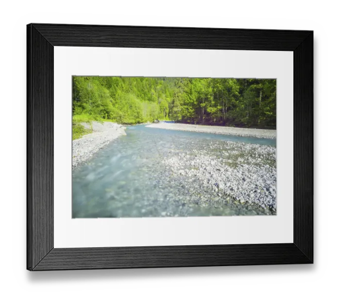 Framed Print : Trettach, Trettachtal near Oberstdorf