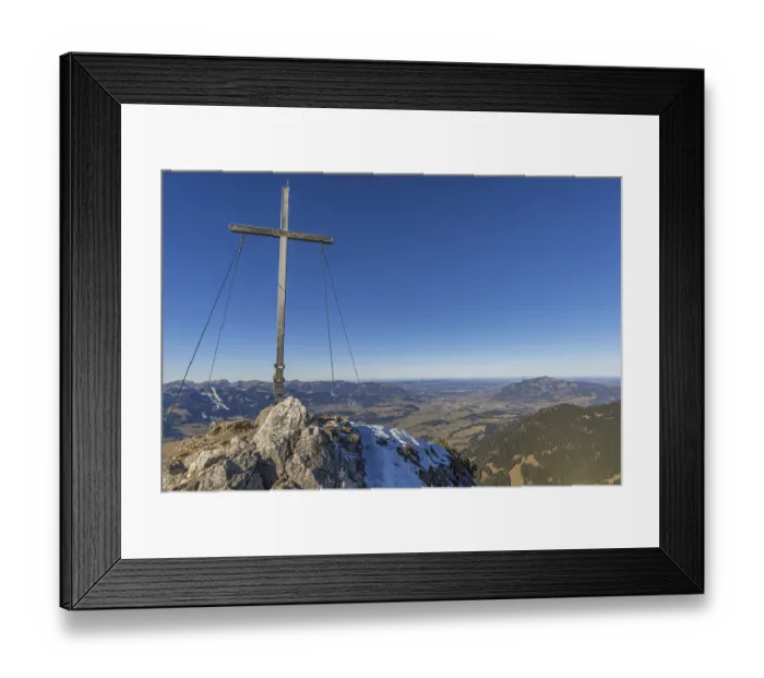 Framed Print : Panorama from the Rubihorn, 1957m