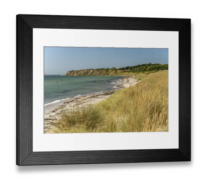 Framed Print : On the beach at Ristinge, Langeland Island
