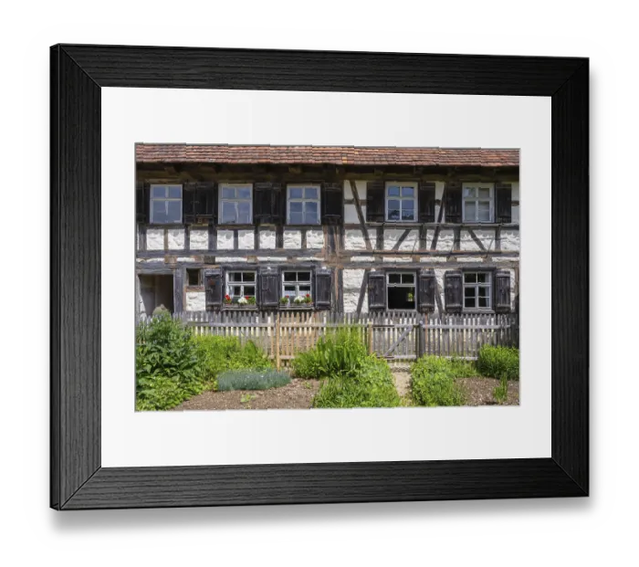 Framed Print : Traditionally built, old farmhouse Framed Print : Traditionally built, old farmhouse