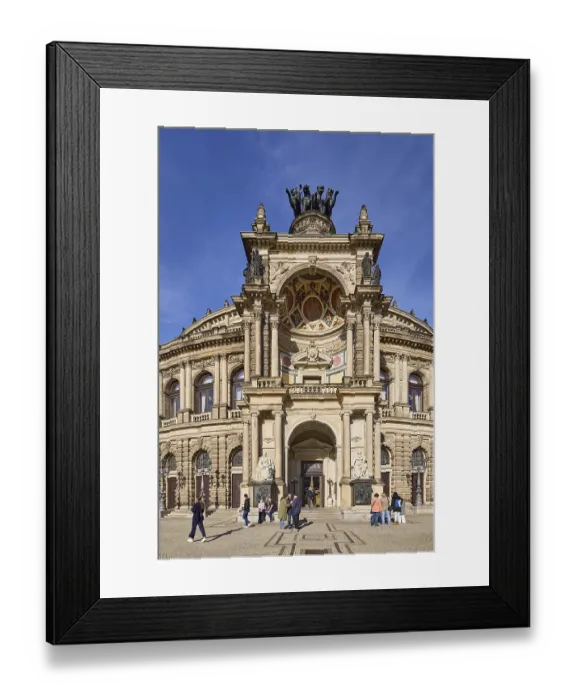 Framed Print : Semperoper, Opera House of the Dresden State Opera Framed Print : Semperoper, Opera House of the Dresden State Opera