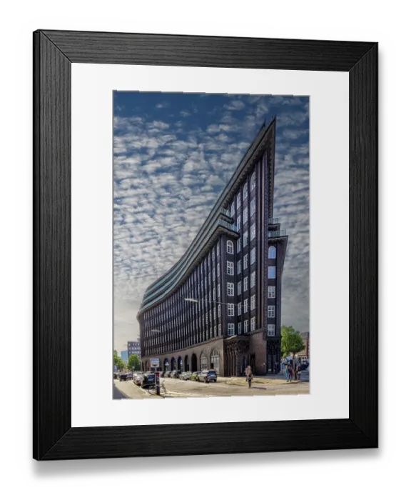 Framed Print : Chilehaus from the outside, Hamburg