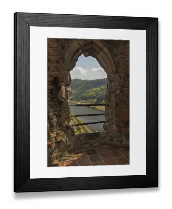 Framed Print : Strekov Castle (German: Schreckenstein) is perched atop a cliff above the River Elbe Framed Print : Strekov Castle (German: Schreckenstein) is perched atop a cliff above the River Elbe