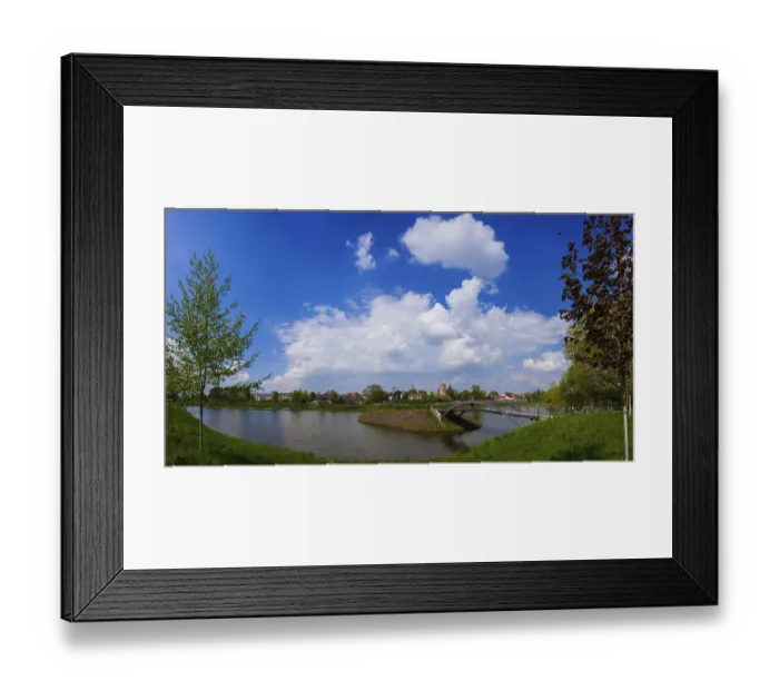 Framed Print : Garden show park Grossenhain