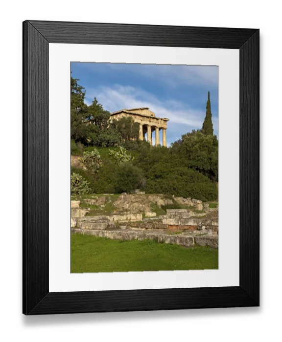Framed Print : Temple of Hephaestus, Ancient Agora of Athens