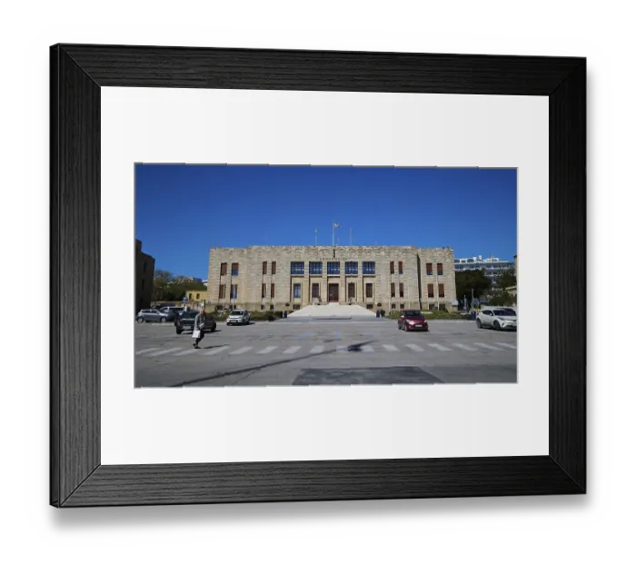 Framed Print : Town Hall, Italian colonial style