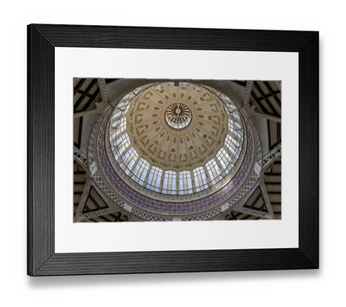 Framed Print : The interior of the Mercat Central market hall (Las Paellas del Mercado Central) Framed Print : The interior of the Mercat Central market hall (Las Paellas del Mercado Central)