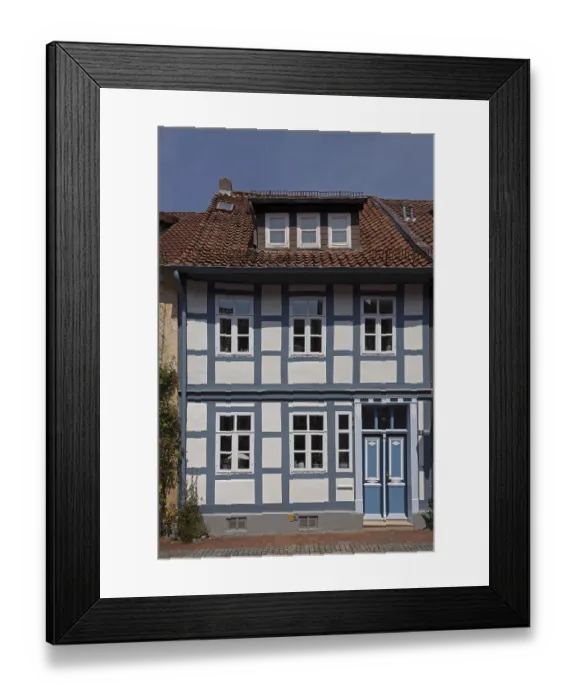 Framed Print : Half-timbered house, Hildesheim