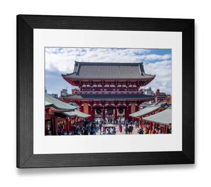 Framed Print : HOzOmon Gate, Buddhist temple complex Framed Print : HOzOmon Gate, Buddhist temple complex