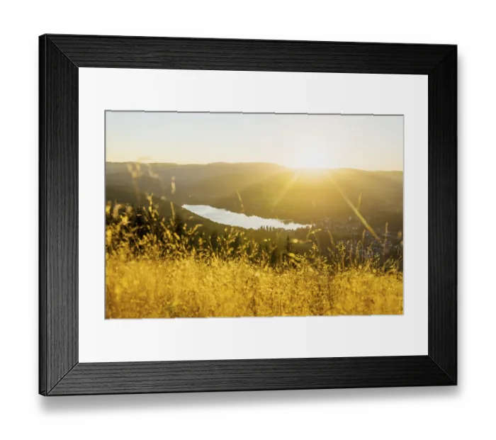 Framed Print : View from Hochfirst to Titisee and Feldberg Framed Print : View from Hochfirst to Titisee and Feldberg