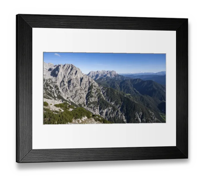 Framed Print : Green mountain landscape, Nuaracher Hoehenweg Framed Print : Green mountain landscape, Nuaracher Hoehenweg