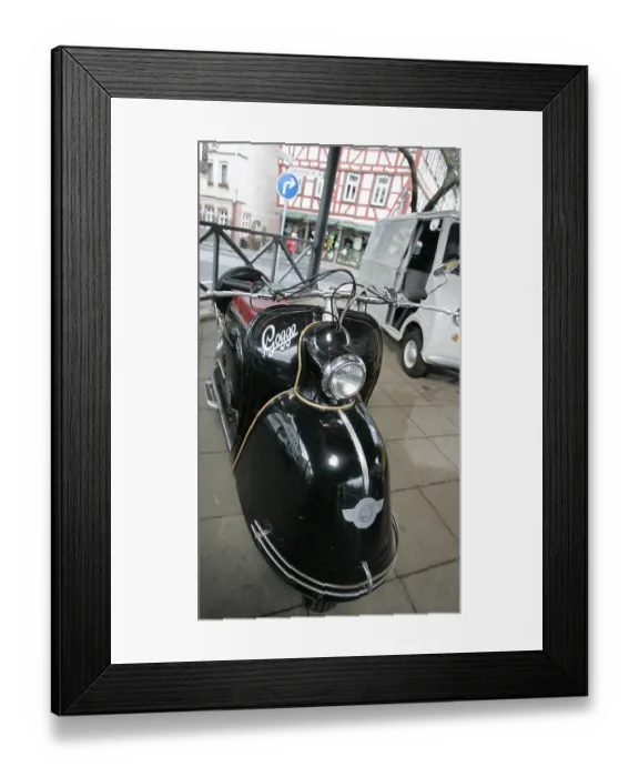 Framed Print : GoggomobilScooter, the fifties Museum