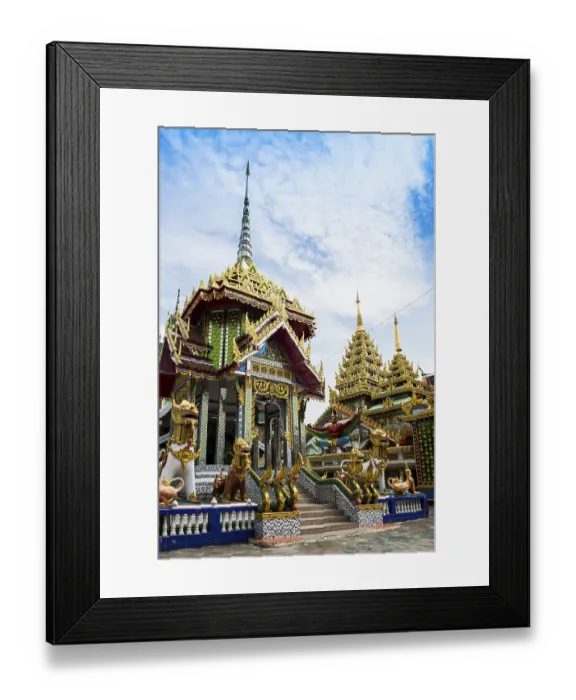 Framed Print : Wat Khun Chan, Thonburi, Bangkok, Thailand, Asia