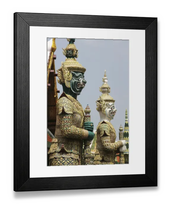 Framed Print : THA Thailand Bangkok Wat Phra Kaeo Temple. |
