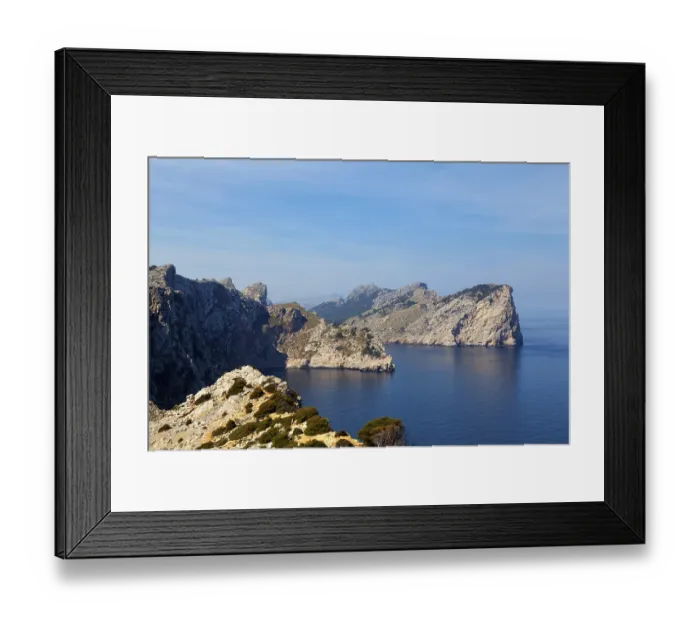 Framed Print : View from Cape Formentor, Majorca