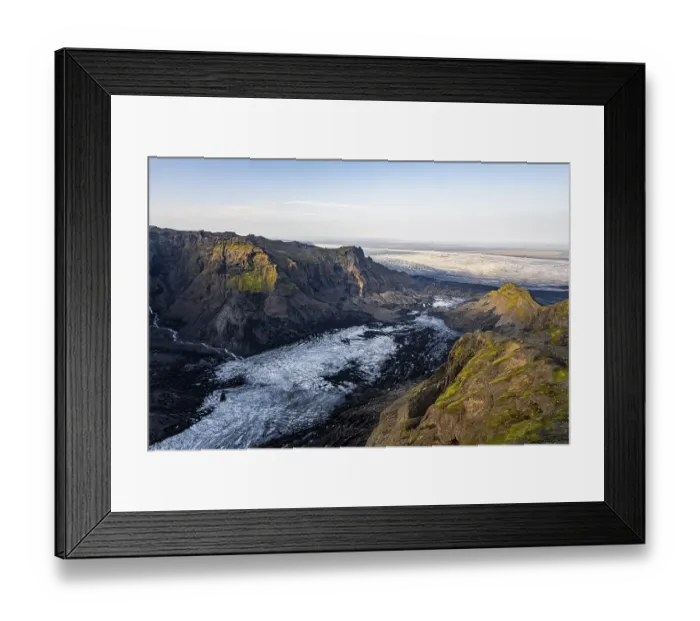 Framed Print : Spectacular landscape in the evening light Framed Print : Spectacular landscape in the evening light