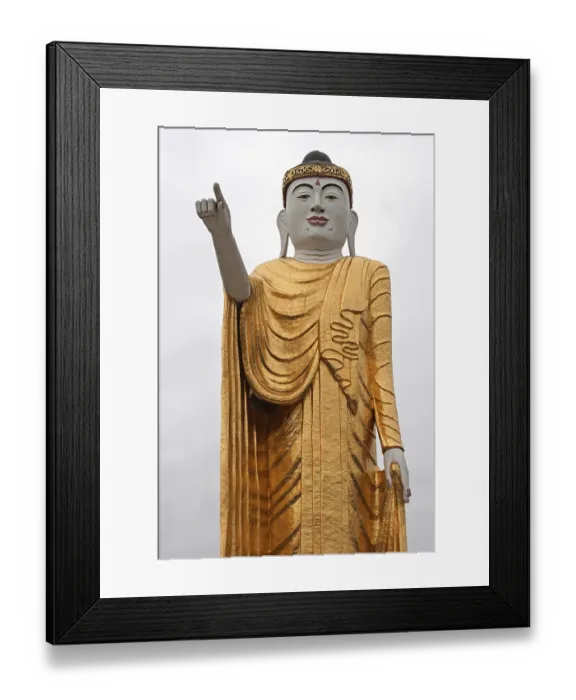 Framed Print : Big Buddha Statue, Kyaing Tong
