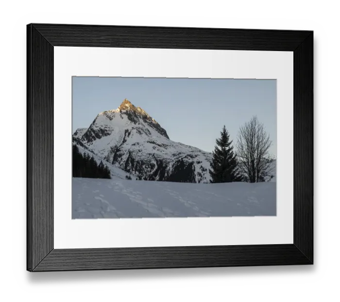Framed Print : Ballunspitze, Galtuer, Tyrol, Austria, Europe
