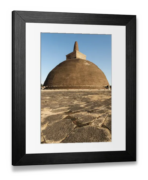 Framed Print : Abhayagiri Dagoba, Vihara, Anuradhapura