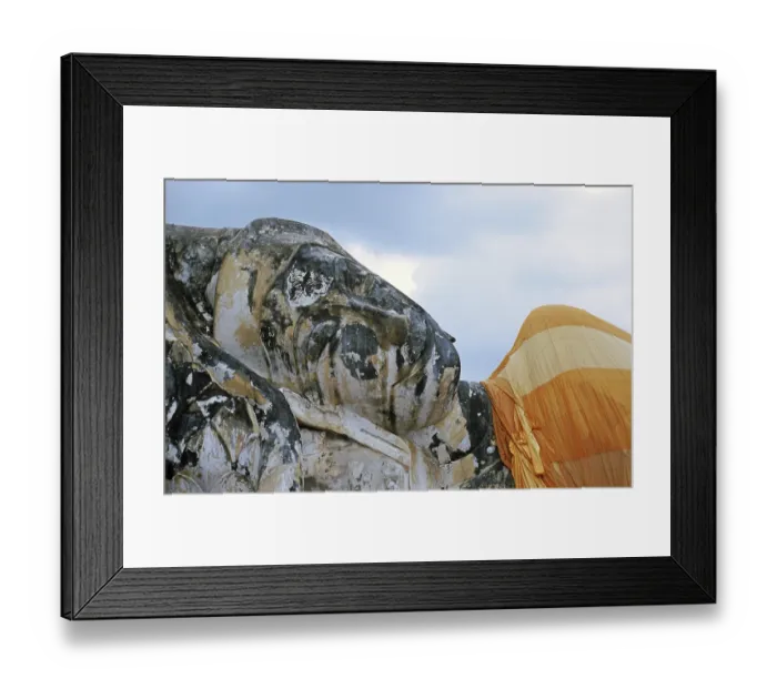 Framed Print : Lying Buddha, Ayutthaya, Thailand, Asia