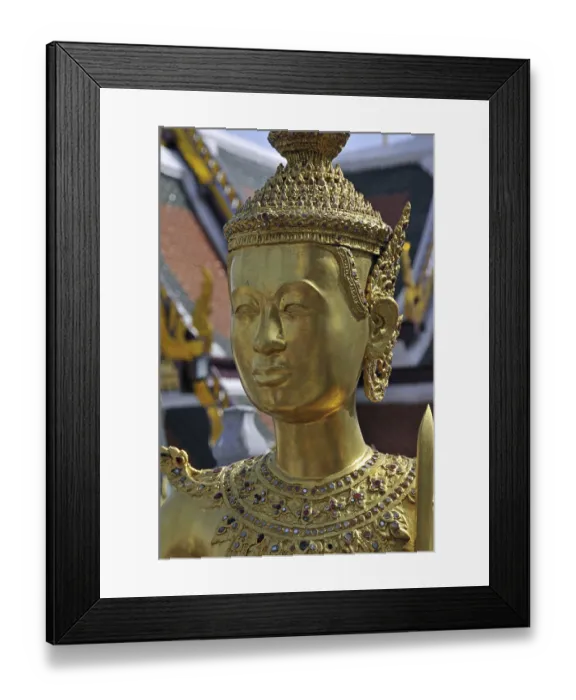 Framed Print : Kinnara (also called Kinnorn), mythological bird creature