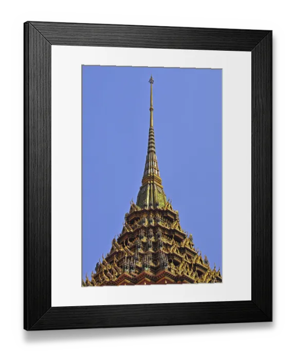 Framed Print : Phra Mondhop (library) in Wat Phra Kaeo Grand Palace (Temple of the Emerald Buddha)