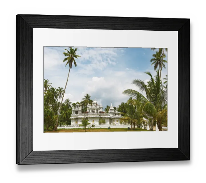 Framed Print : Sri Pushparama Temple, Balapitiya