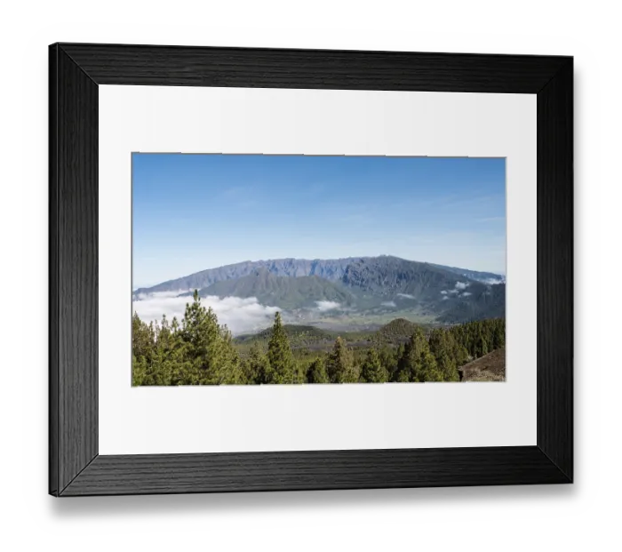 Framed Print : View of the Caldera de Taburiente Framed Print : View of the Caldera de Taburiente