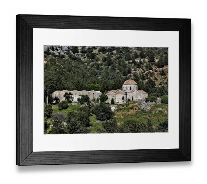 Framed Print : The small Buffavento, below the large castle