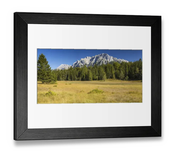 Framed Print : Moorland near Lautersee, near Mittenwald