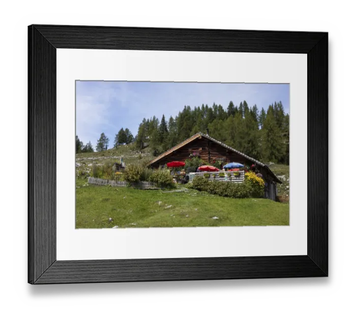 Framed Print : Pitscherbergalm on the Postalm
