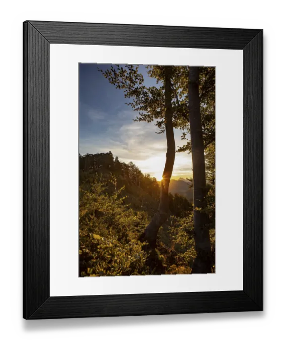 Framed Print : Sunrise on the Gurlspitze, Ebenau