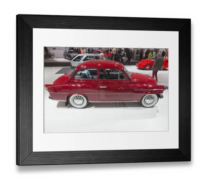 Framed Print : A Skoda 440, Oktavia. Techno Classica is the trade fair for vintage