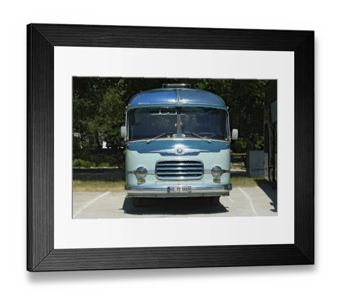 Framed Print : Vintage Setra coach S9, built 1960