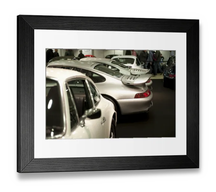 Framed Print : Porsche 911 Turbo with rear spoiler