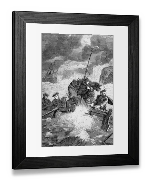 Framed Print : After his defeat at the Battle of Culloden Framed Print : After his defeat at the Battle of Culloden