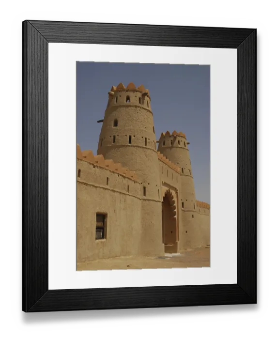Framed Print : Old fortress in Al Ain, Abu Dhabi