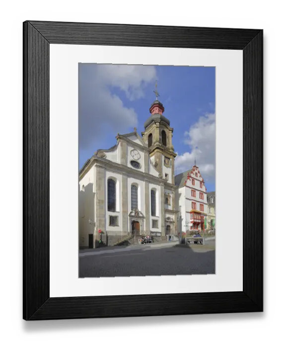 Framed Print : Baroque Church of the Assumption of the Virgin Mary