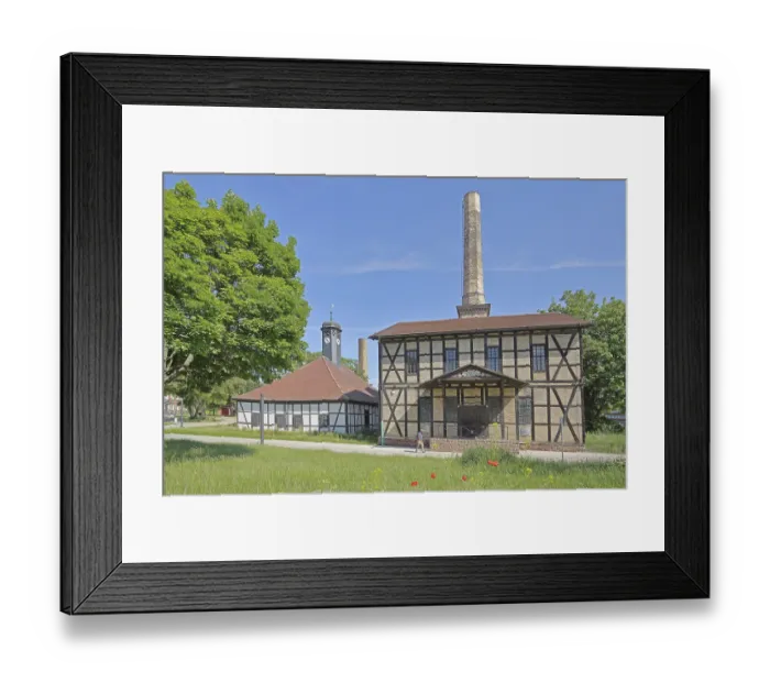 Framed Print : Halloren- und Salinemuseum, former salt works