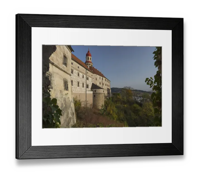 Framed Print : Nachod castle from the mid 13th century