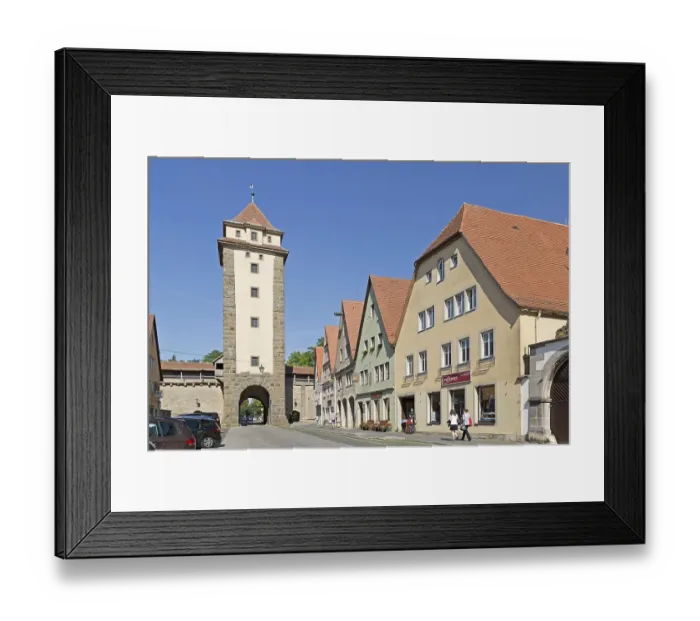 Framed Print : Galgentor, Galgengasse, historic centre