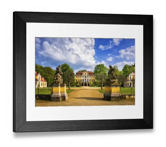 Framed Print : Neschwitz Baroque Palace Framed Print : Neschwitz Baroque Palace