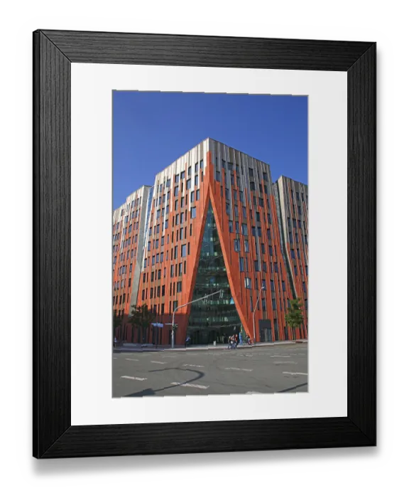 Framed Print : Sumatrakontor, a modern residential